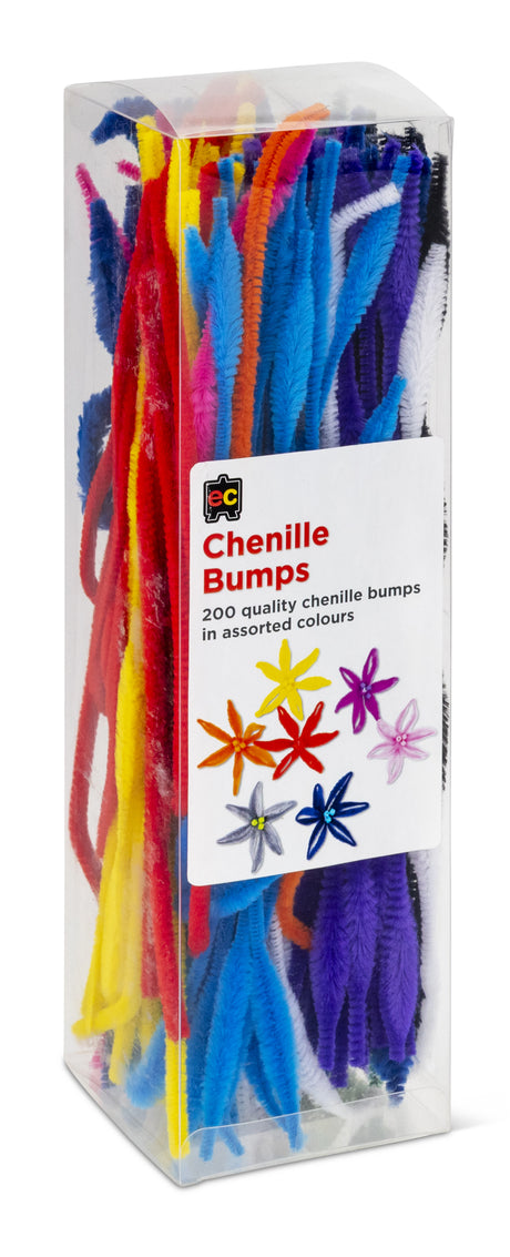 Chenille Stems Bumps 30cm Pack of 200 - Educational Vantage