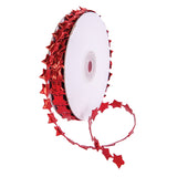 Metallic Star Trim Red 5m - Educational Vantage