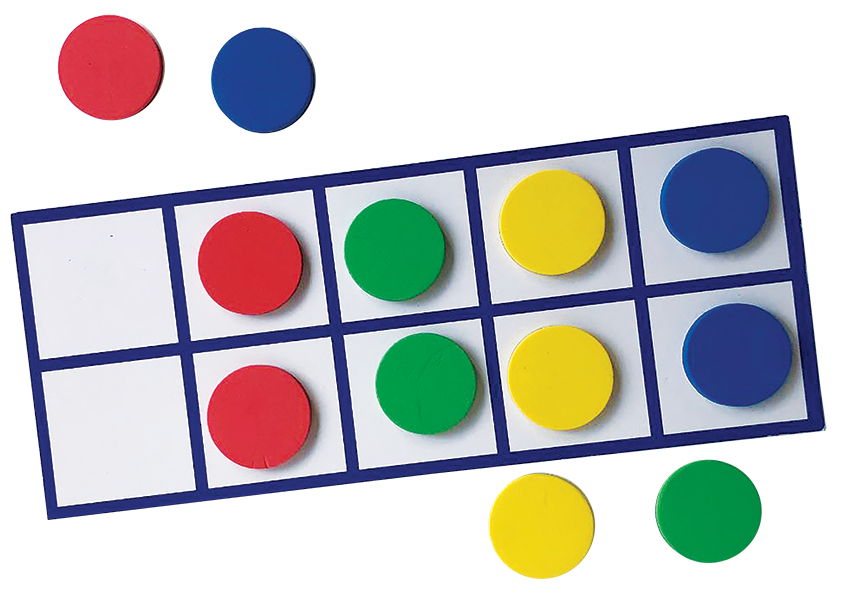Jumbo Magnetic Ten Frames Set - Educational Vantage