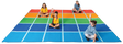 Fun Colour Blocks Rug - 30 Squares - Educational Vantage