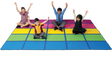 Rainbow Blocks Rug - Educational Vantage