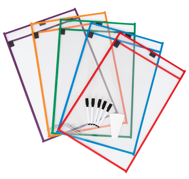 Write 'N' Wipe Paper Saver Sleeves - A3 Pack of 5 - Educational Vantage