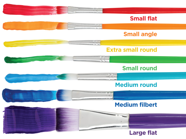 Rainbow Brush Set - Educational Vantage