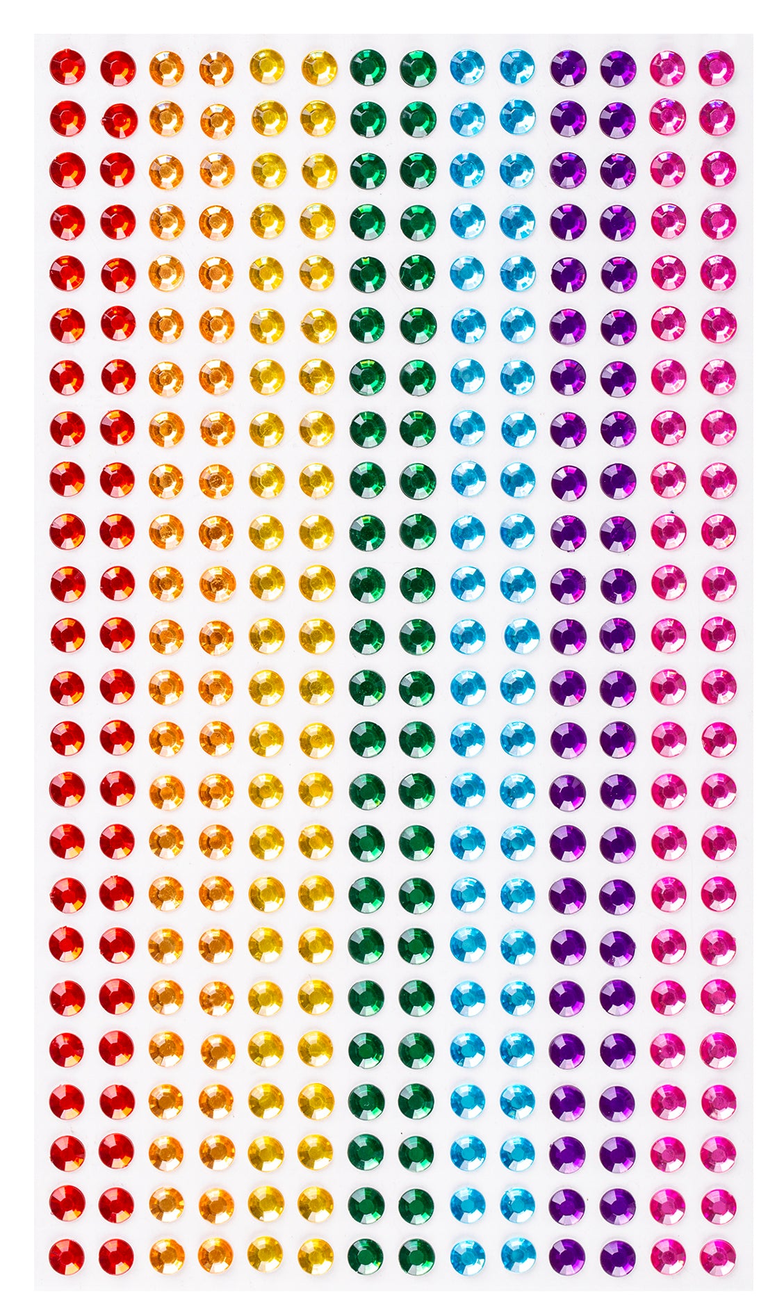 Adhesive Gems Colourful 336pcs