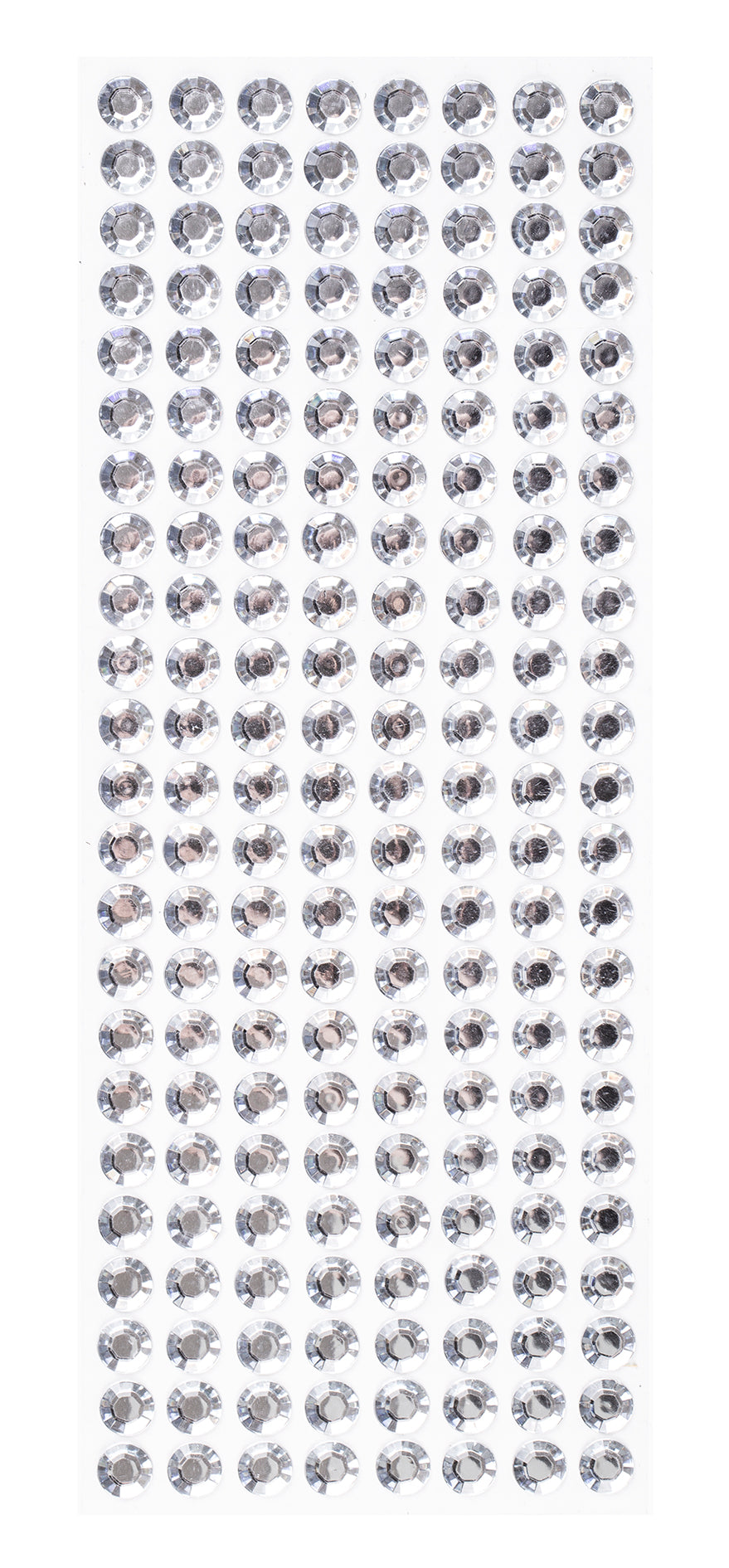 Adhesive Gems Silver 552pcs