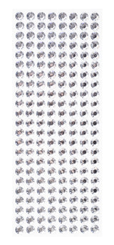 Adhesive Gems Silver 552pcs