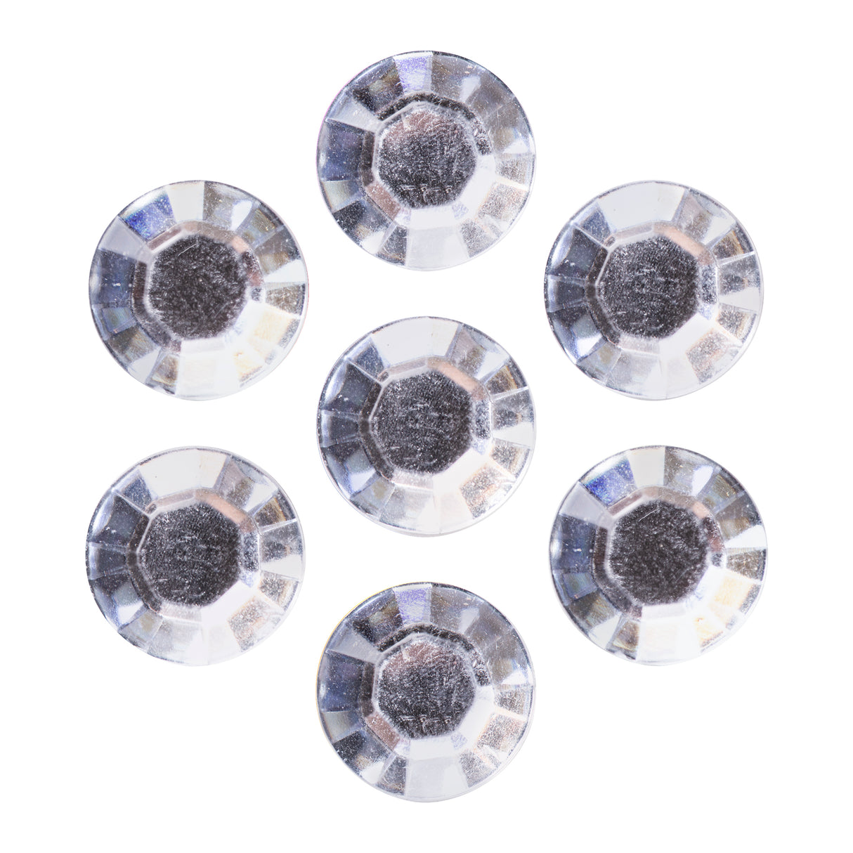 Adhesive Gems Silver 552pcs