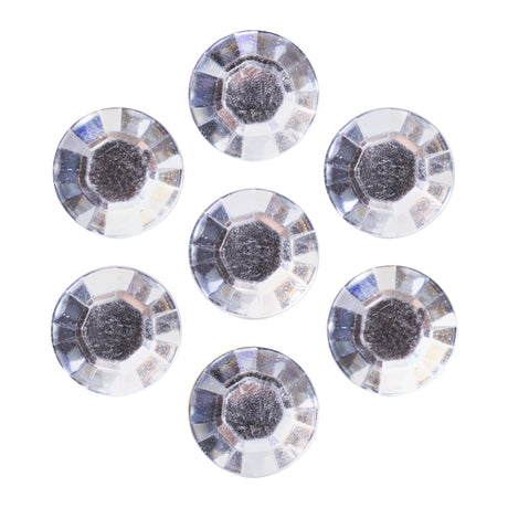 Adhesive Gems Silver 552pcs