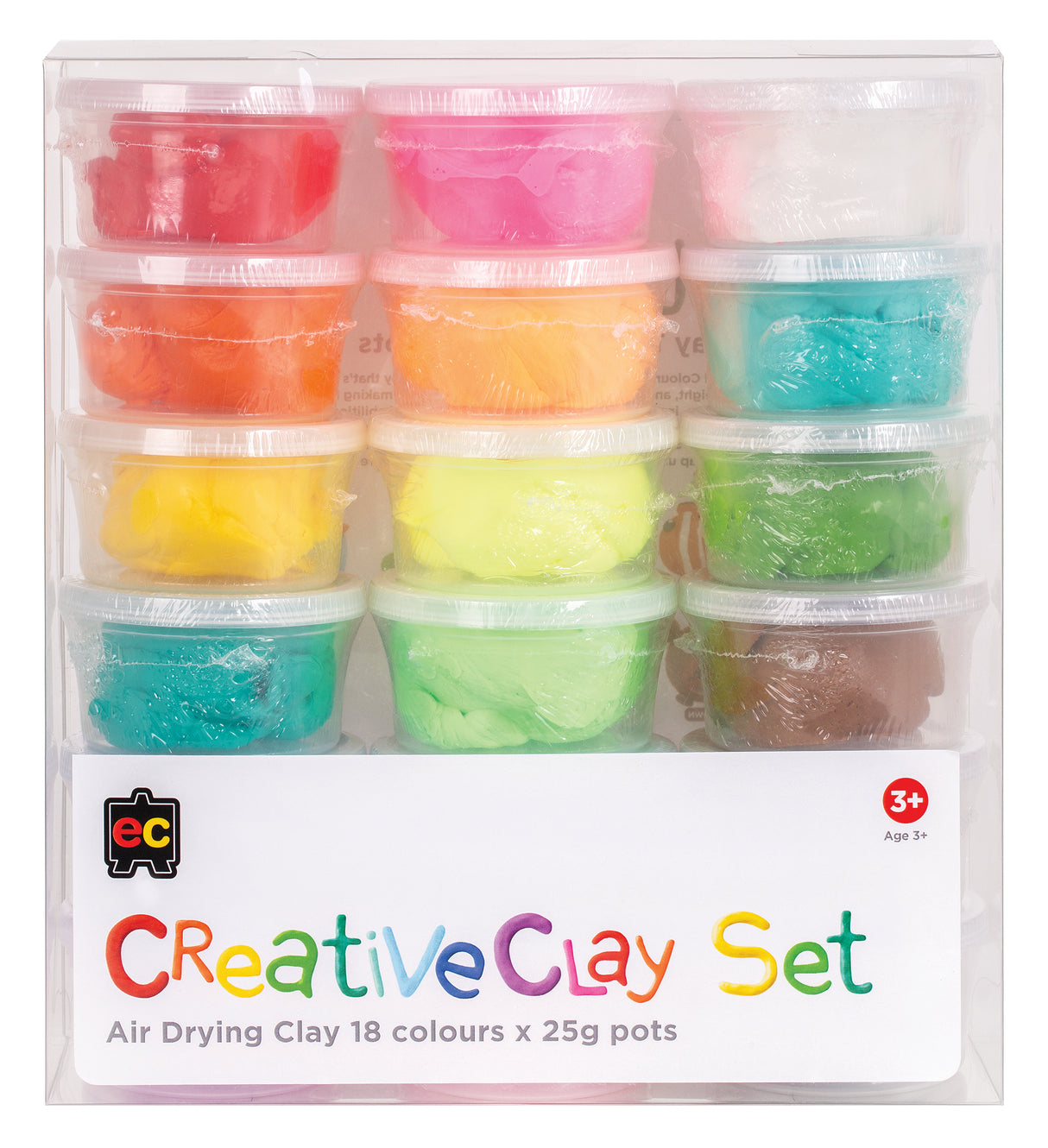 Creative Air Dry Clay Assorted 25 g - Pack of 18