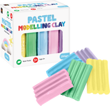 Modelling Clay (Pastel) 5 colours x 50gm - Educational Vantage