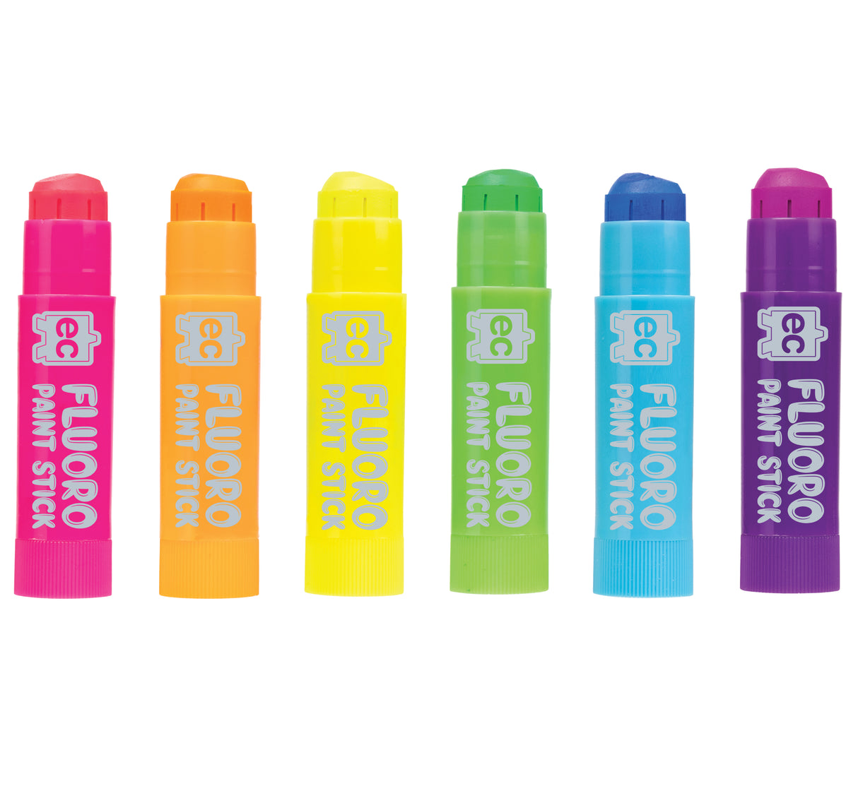 EC Paint Sticks Fluoro Set 6 - Educational Vantage