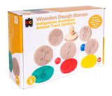 EC Wooden Dough Stamps - Indigenous Ani Track