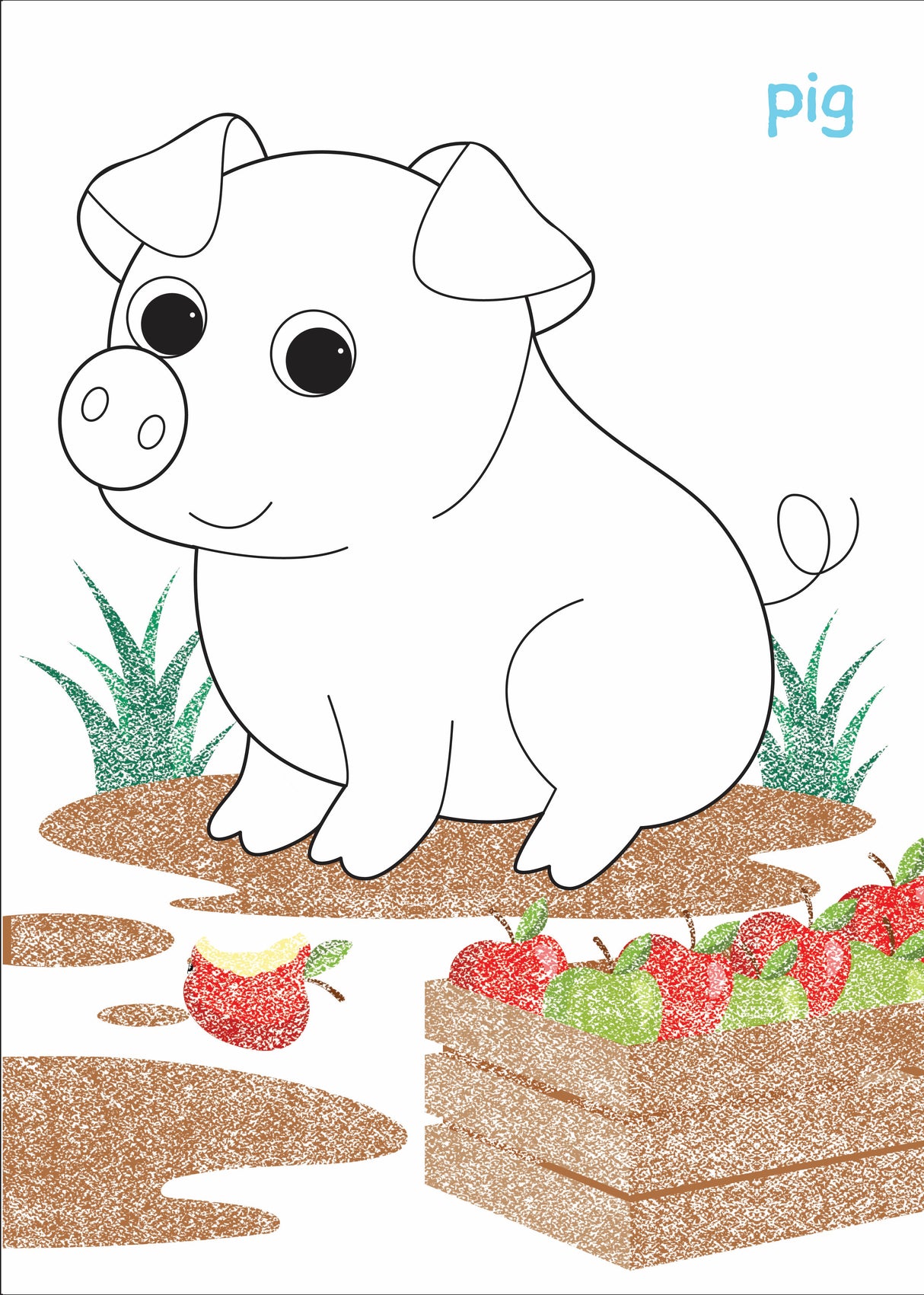 My First Colouring Book - Farm Animals