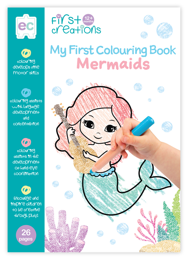 My First Colouring Book - Mermaids - Educational Vantage