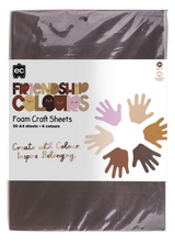 Friendship Colour Foam Sheets 30pcs