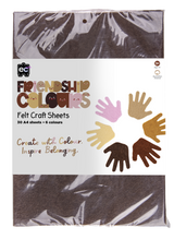 Friendship Colour Felt Sheets 30pcs