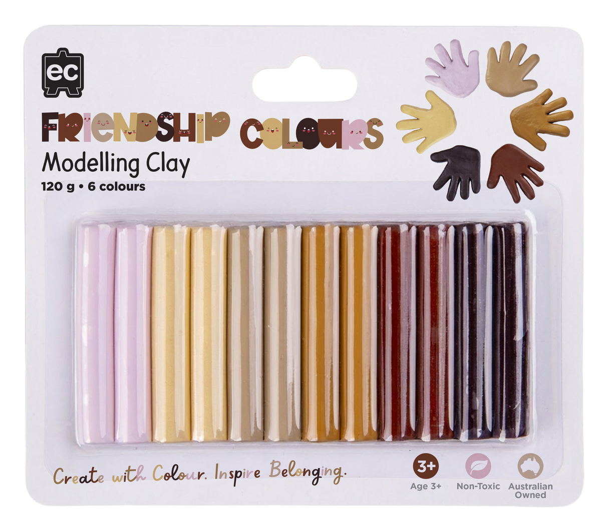 Friendship Colour Modelling Clay 120g set
