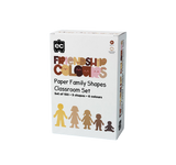 Friendship Colour Paper Family Shapes 150pcs
