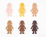 Friendship Colour Paper Family Shapes 150pcs