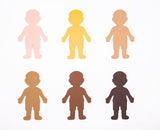 Friendship Colour Paper Family Shapes 150pcs