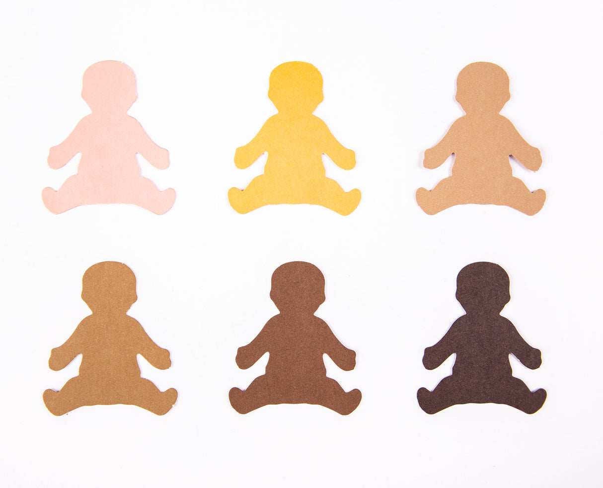 Friendship Colour Paper Family Shapes 150pcs