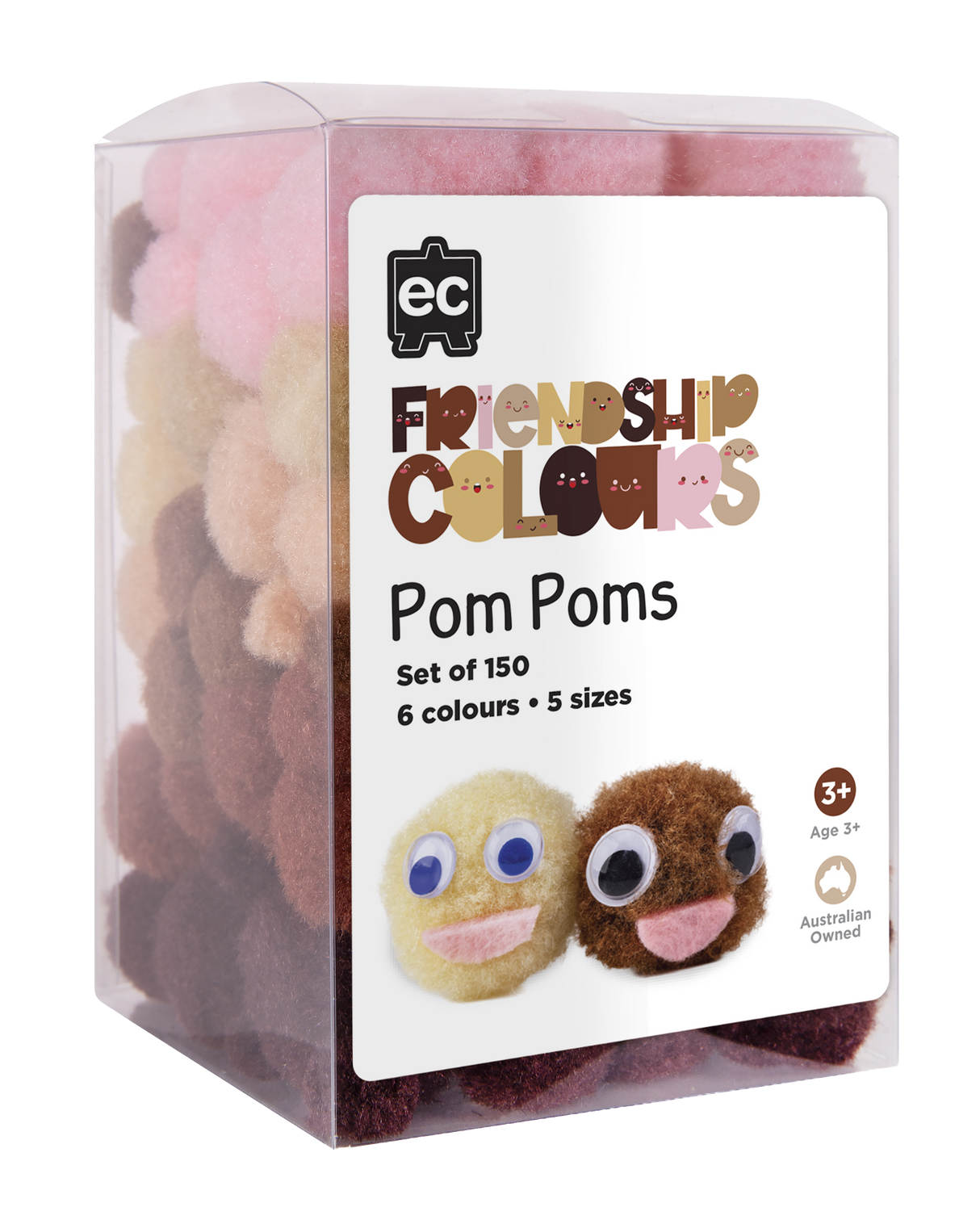 Friendship Colour Pom Pom 150pcs