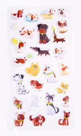Pawsome Pals - Puffy Sticker Set - Educational Vantage