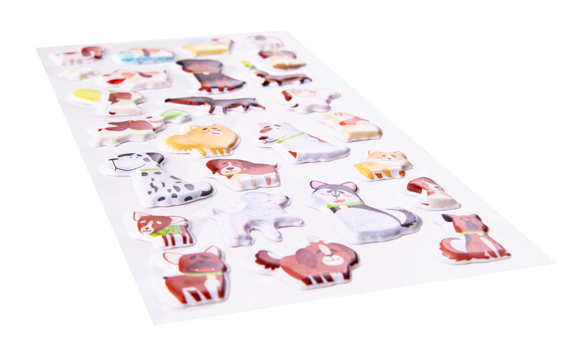 Pawsome Pals - Puffy Sticker Set - Educational Vantage