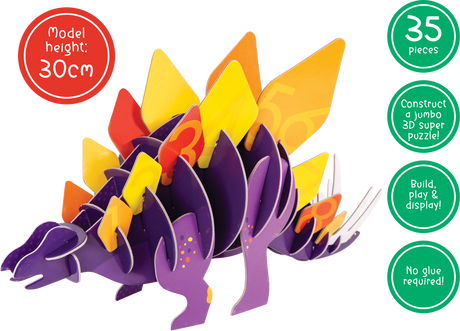 Giant 3D Puzzle - Stomping Stegosaurus