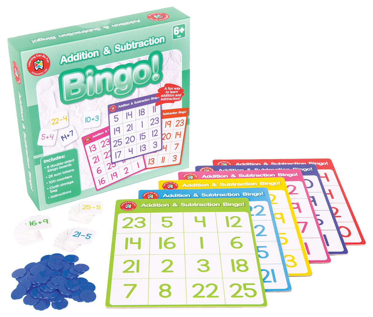 Addition & Subtraction Bingo