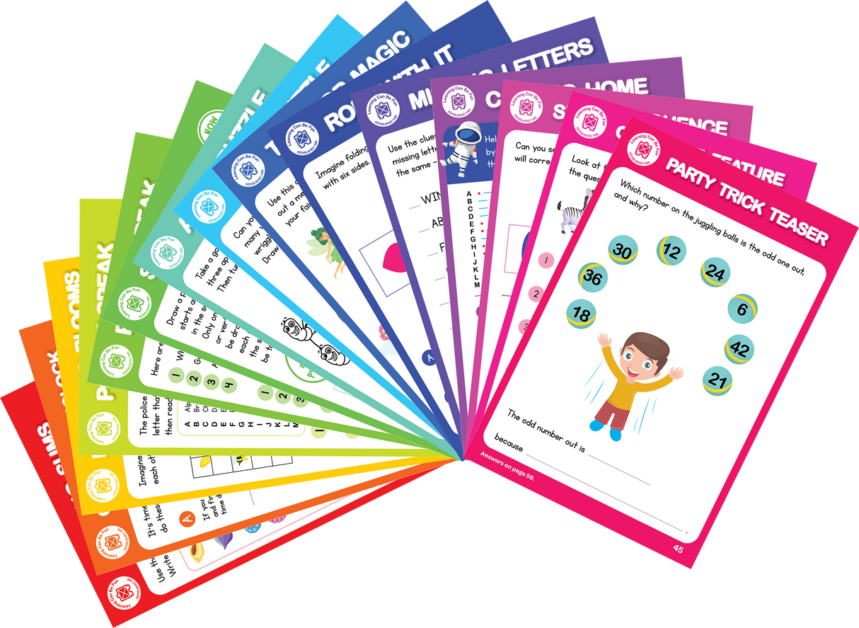 Brain Teasers! Activity Pad - Educational Vantage