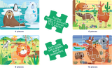 4-in-1 Puzzle Set: Animals of the World