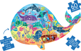 Under the Sea: Whale Shaped Floor Puzzle - Educational Vantage