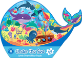 Under the Sea: Whale Shaped Floor Puzzle - Educational Vantage