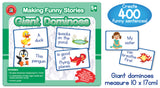 Making Funny Stories Giant Dominoes