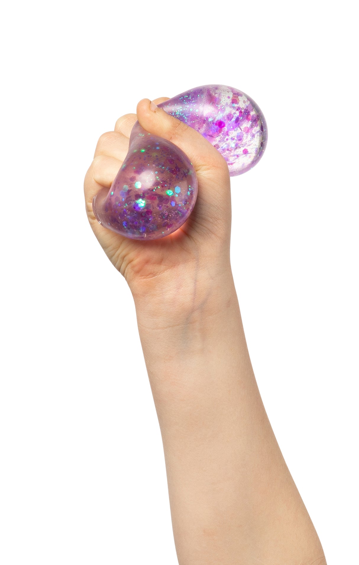 Galaxy Glitter Balls Purple