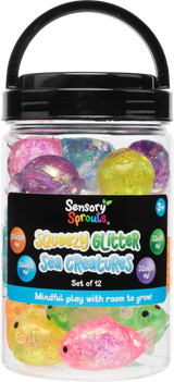 Squeeze Glitter Sea Life Jar - Educational Vantage