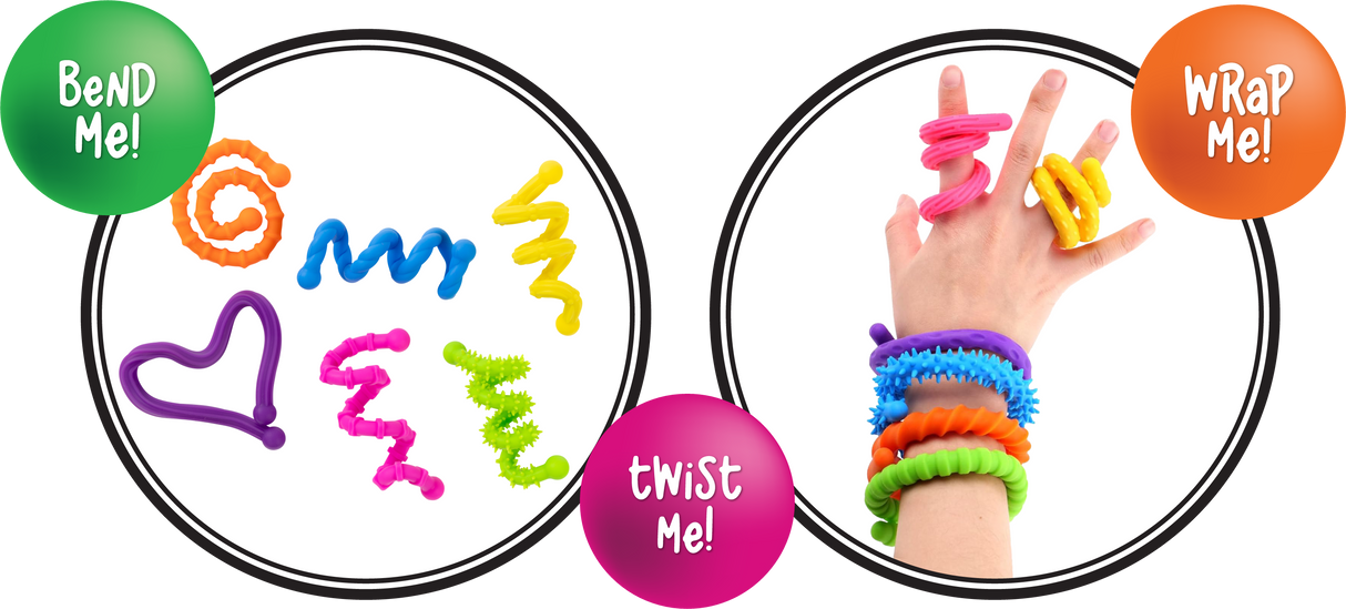 Textured Twistable Strings Set - Educational Vantage