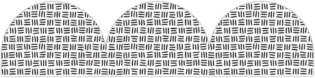 Black and White Lines Rolled Scalloped Border