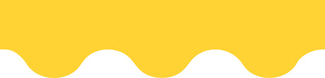 Growing Minds Butter Yellow Rolled Scalloped Border
