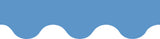 Growing Minds Ocean Blue Rolled Scalloped Border