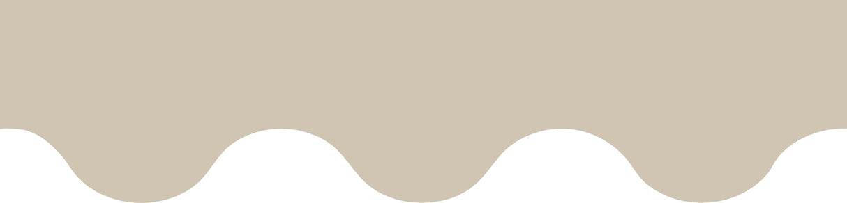 Growing Minds Oat Rolled Scalloped Border