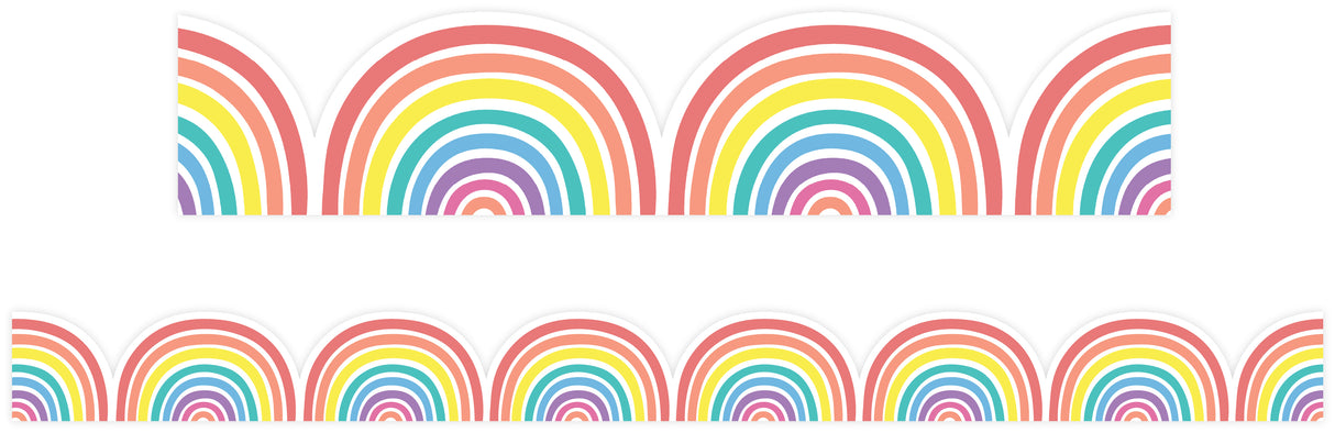 Rainbow Die-cut Border