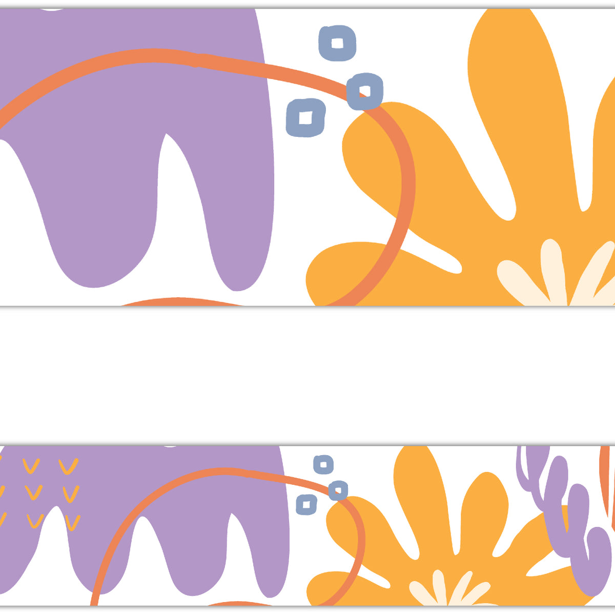 Wild Abstract Border