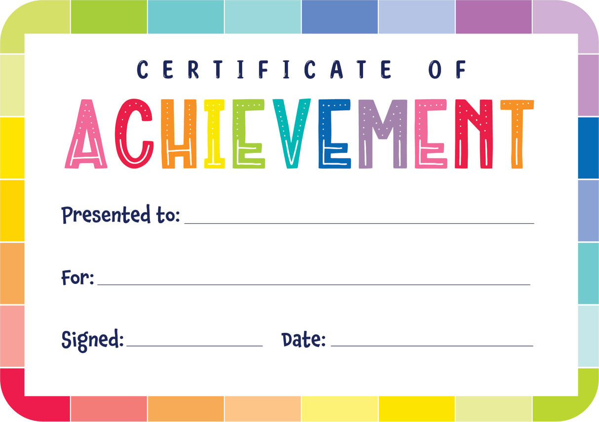 Giggle & Grow Achievement Certificates