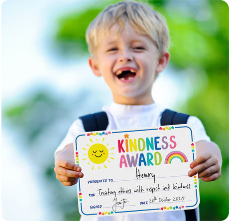 Giggle & Grow Kindness Award Certificates