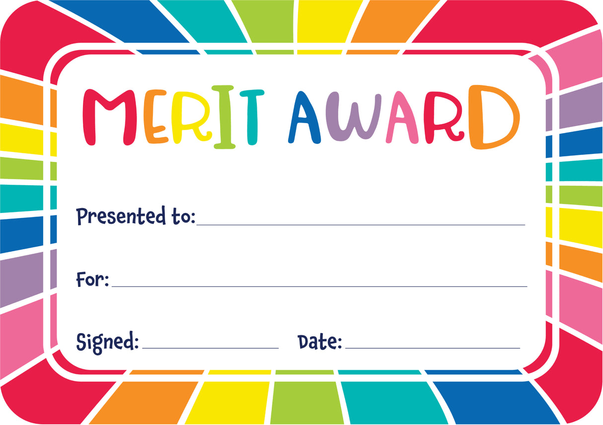 Giggle & Grow Merit Award Certificates