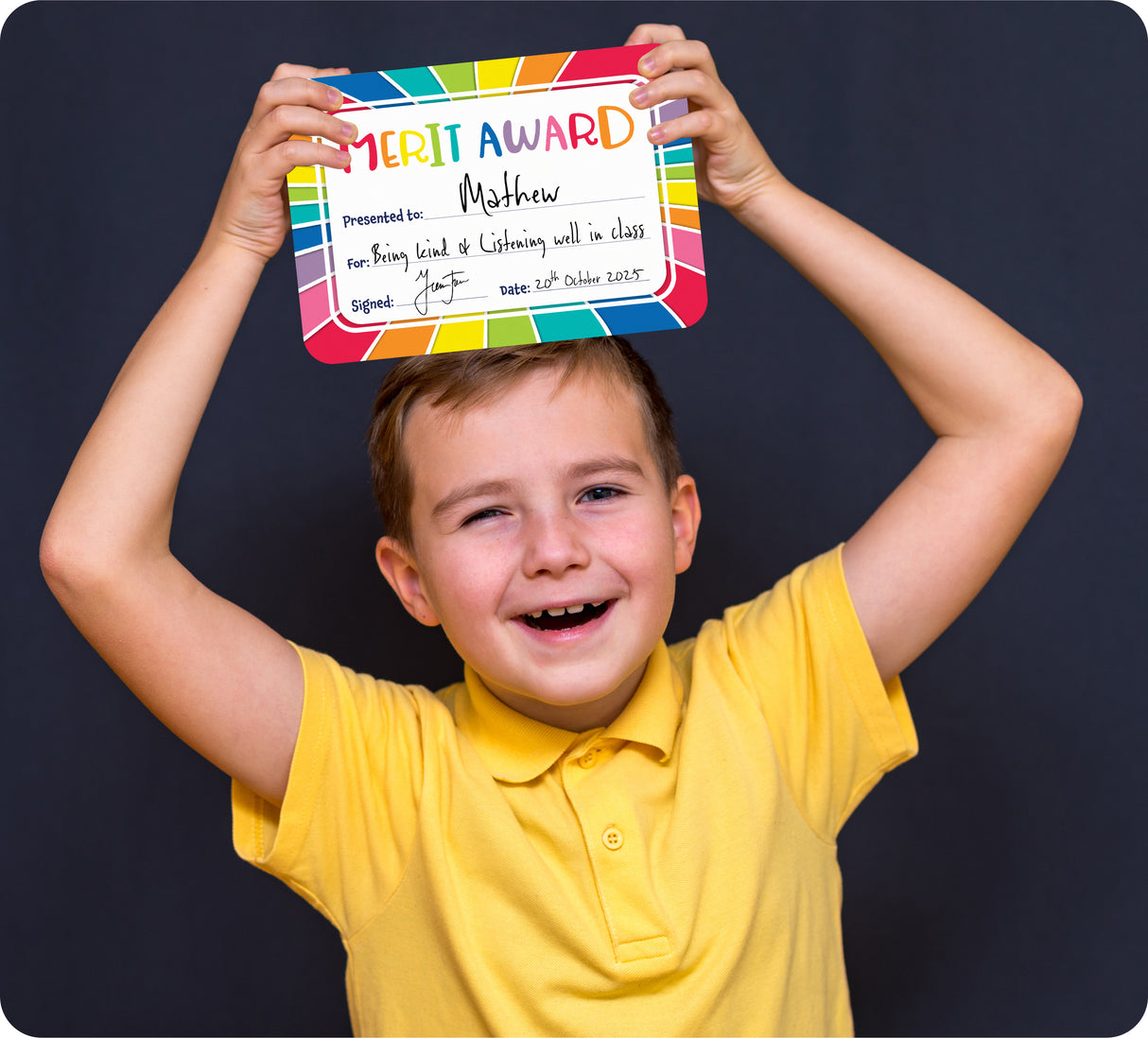 Giggle & Grow Merit Award Certificates