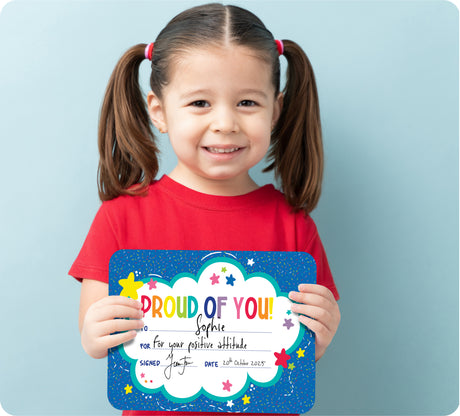 Giggle & Grow Proud of You Certificates