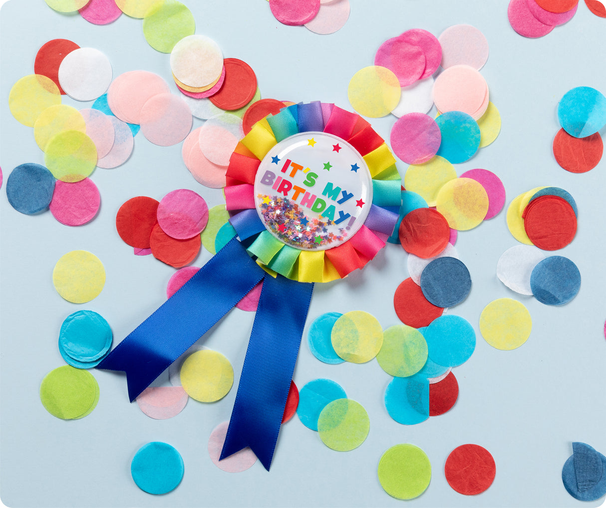 Giggle & Grow Rainbow Birthday Badge